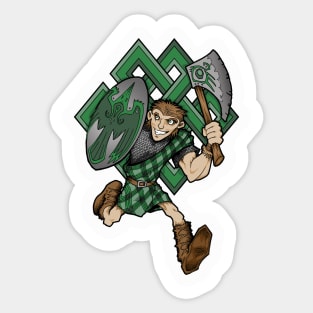 Celtic Warrior Sticker